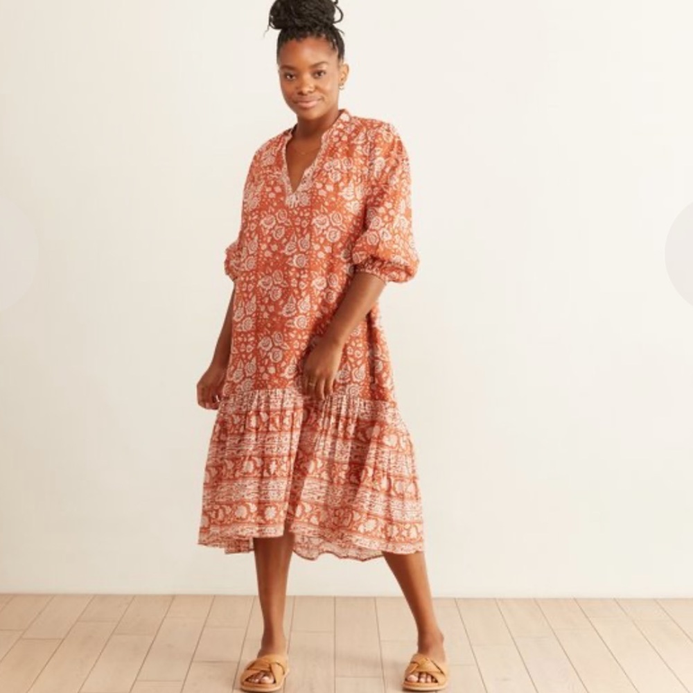 Cleobella Sara Dress in Terracotta- minor flaw